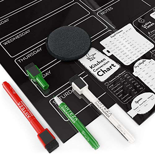 4 ARTEZA+Magnetic+Chalkboard+Conversion+Microfiber