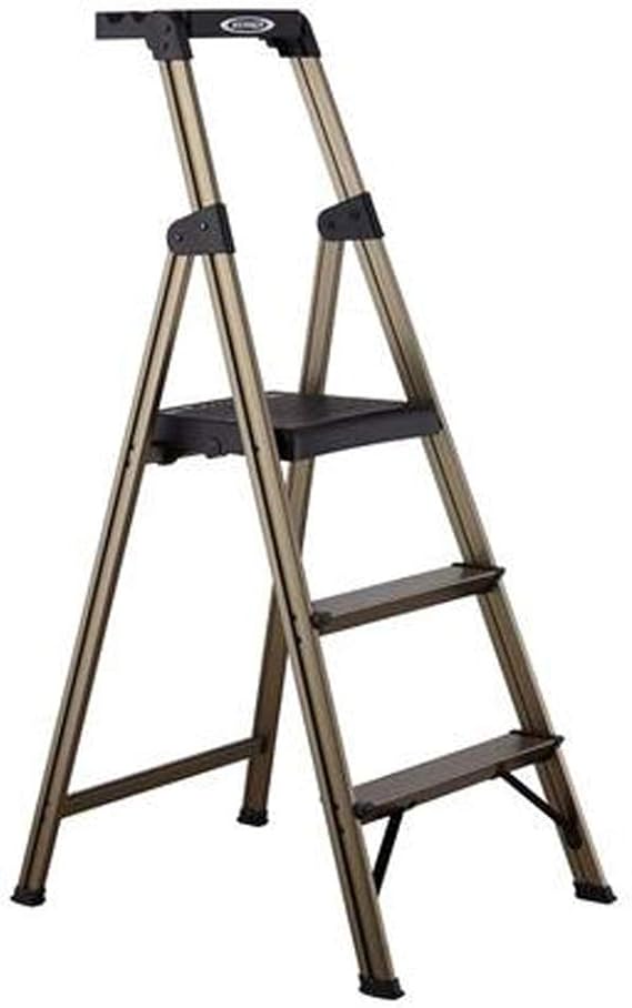 Praktischer Leiterhocker Tritthocker Leichtes Aluminium 4-Fach