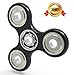 fabquality Cube Suction Cup Fidget Spinner Anti-Anxiety 360 Spin with Hand Stap + Minion Key Chain, ADHD Relieves Stress, Autism, Anxiety and Relax for Children and Adults