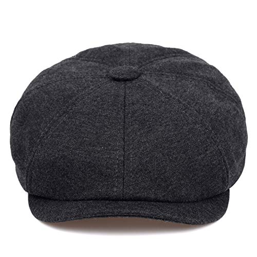 VORON Newsboy hat Men Adjustable Newsboy Cap Cotton Autumn and Winter