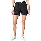 Mondetta Womens Pull-On Short (Black, Large)