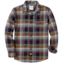 Dubinik®Mens Flannel Shirts Long Sleeve Flannel
