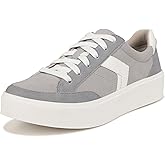 Dr. Scholl's Womens Madison Lace Platform Lace Up Sneaker Grey/White 8 M