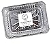 DOBI Takeout Pans - Disposable Aluminum Foil Take-out Containers with Lids, Standard Size (Pack of 10)