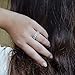 Diamonbliss Platinum Clad Cubic Zirconia 100-Facet Oval Eternity Band Ring