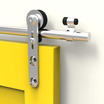 Ccjh 6ft 183cm Modern Stainless Steel Sliding Barn Door Hardware