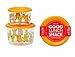 Sugarbooger Good Lunch Small Snack Container, Hungry Monsters, 2 Count