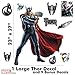 Decalcomania Marvel 10-Pc Thor 23