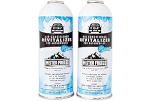 Mr. Freeze r134a Refrigerant with Leak Sealer 14oz in Self Sealing Container (2 Pack)