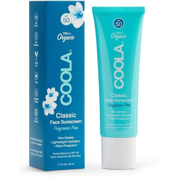coola mineral face organic matte finish sunscreen