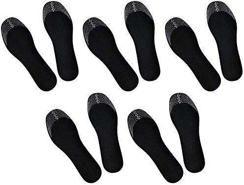 5 Pairs of Wetness and Odor Absorbing Activated Charcoal Shoe Insoles to Naturally Kill Off Smelly Cause