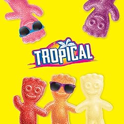 SOUR PATCH KIDS Tropical Soft & Chewy Candy, 12-8