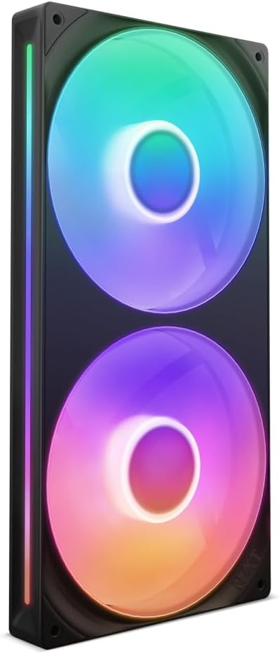 NZXT F280 RGB Core 280mm Single-Frame Fan Unit with 2 x 140mm RGB Fans