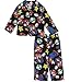 Super Mario Little Boys Flannel Coat Style Pajamas (8, Super Black)