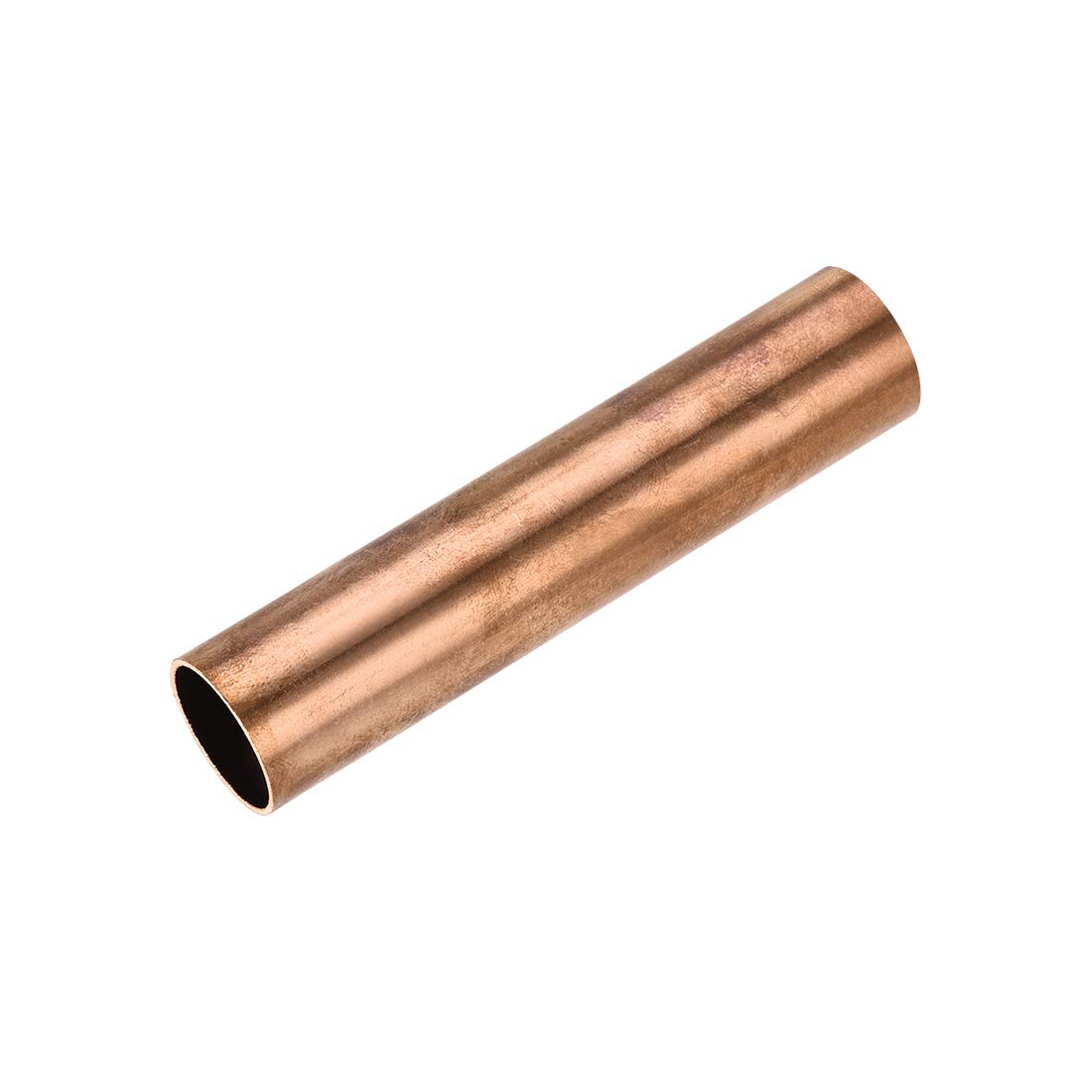 sourcing map Copper Round Tube, 22mm OD 1mm Wall Thickness 100mm Length Straight Pipe Tubing