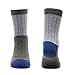 YAMAZI kid's Cotton Athletic Socks Warm Cozy Knit Casual Crew Socks For Boys 5 Pairs Pack