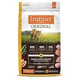 instinct original grain free recipe with real chicken natural dry cat food by natures variety 11 lb bag