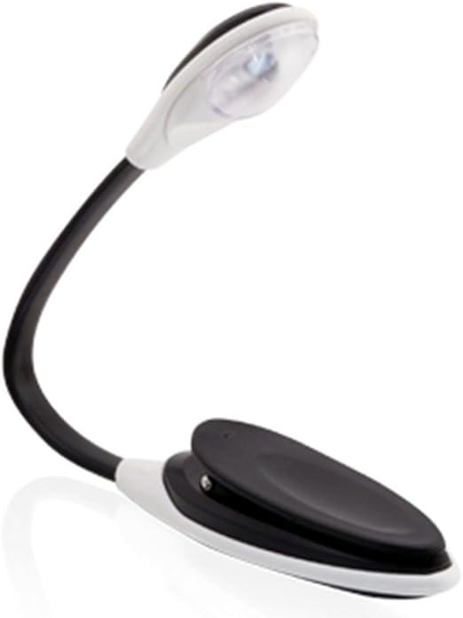led de lectura en forma de pinza luz