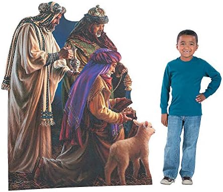 Fun Express 3人の賢い男性 クリスマス用 パーティー装飾 大きな装飾 フロアスタンド クリスマス 1点