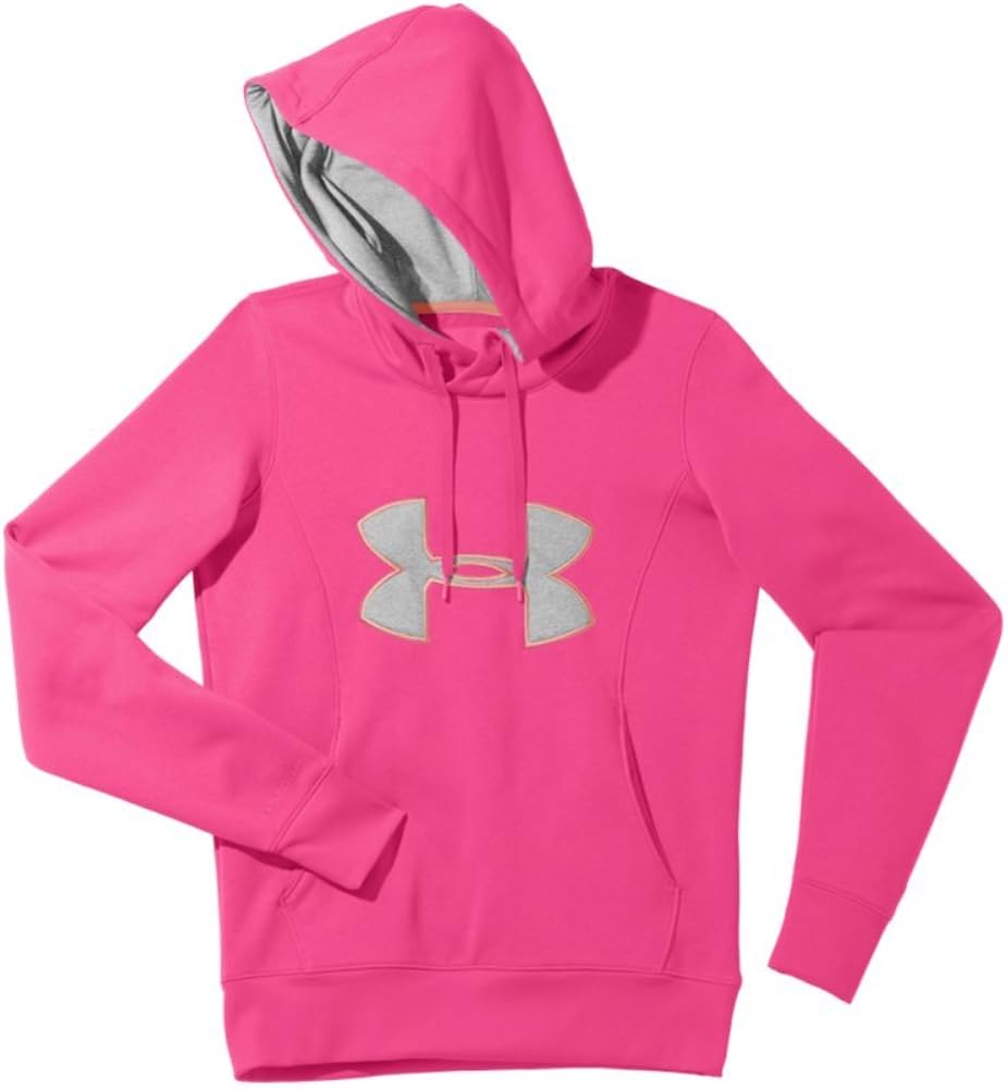 womens pink under armour hoodie