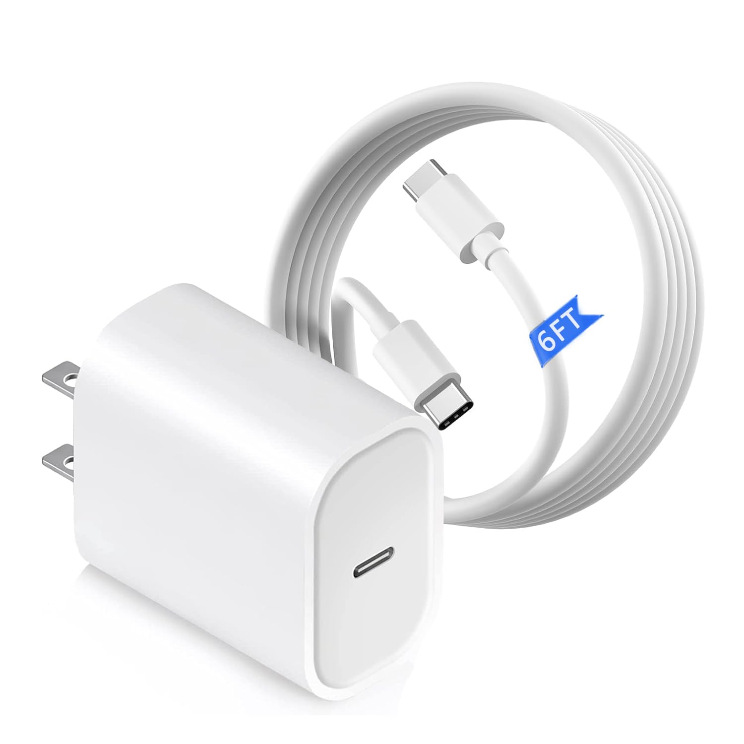 A17 A16 A15 5G Phone Charger, 20W USB C Fast Charger for Samsung Galaxy A17 A16 A15 A14 5G A13 5G A54 A03S A53 A23 A34 A24 A33 Note 20 Ultra Type C Charging Cable Cord