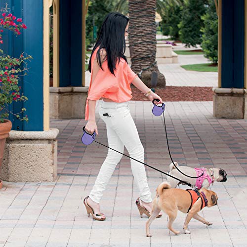 image for Ruff 'n Ruffus Retractable Dog Leash with Free Waste Bag Dispenser and