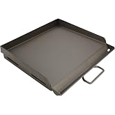 Uniflasy Fry Griddle for Camp Chef Stoves, 14" x 16" Flat Top Plate | Fits EX60LW/EX60P/EX60FP/EX60B/EX280LW/DB60D/YK60LW/EX90LW/SB30D; flat top adds space for breakfast and burgers
