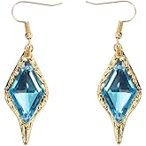 Kaeya Cosplay Earrings - Anime Game Hook Earrings - Cosplay Jewelry for Womens (Kaeya hook earrings)