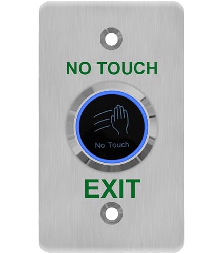 Rutherford Controls 908-MO Push-to-Exit Button – Mushroom Cap, Momentary Action Switch (32D) - View #6