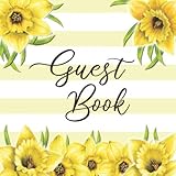Guest Book: Sign In Book: Pretty Spring Daffodils : Perfect For Bridal Showers / Baby Showers / Wedd by 