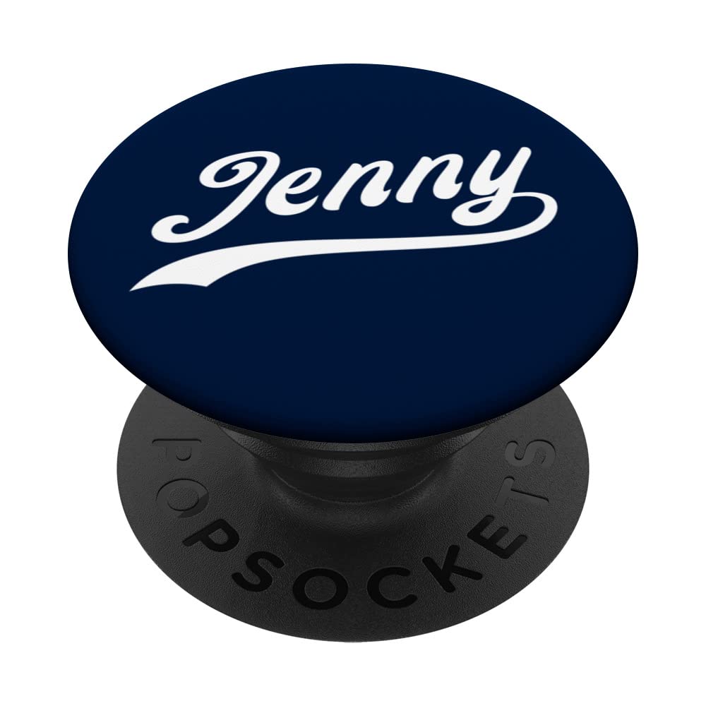 JENNY Classic Athletic Script Design PopSockets Swappable PopGrip