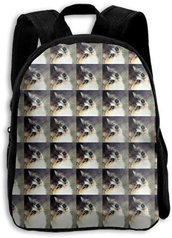 Kids Cat Lover Kitten Popular Printing Toddler Pre School Backpack Bags Lightweight