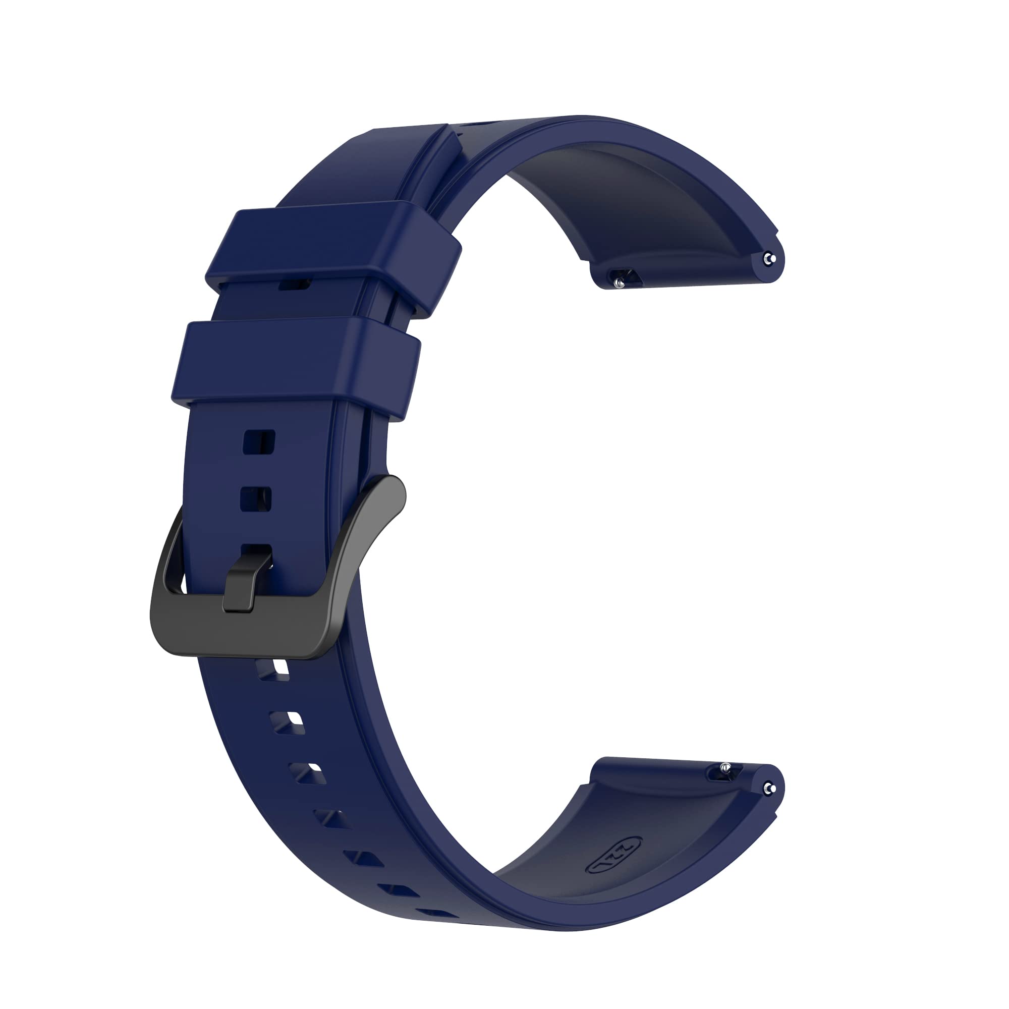 INF 22mm Soft Silicone Watch Strap for Huawei Watch GT2 46mm GT3 GT3 Pro GT2 Pro GT Runner 46mm, Water-Resistant Breathable Replacement Band, 160-238mm Wrist Fit, Blue — image 1