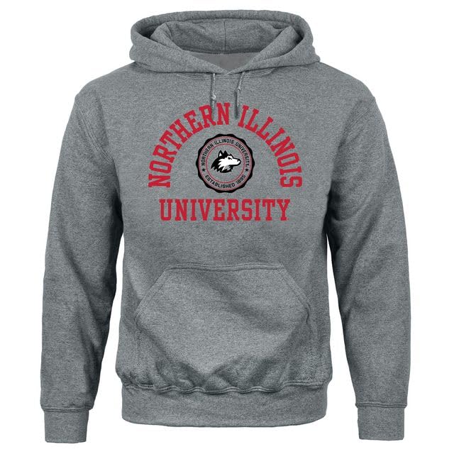 Barnesmith New Mexico State University Aggies Hooded Sweatshirt, Heritage, Charcoal Grey, Small Image
