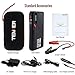 TENKER 1200A Peak Portable Car Jump Starter (for 6.5L gas/5.2L diesel engines), Battery Booster, QC 3.0 Phone Charger with Built-in LED Emergency Flashlight