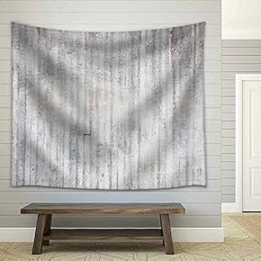 Weathered Concrete Wall Texture - Fabric Wall Tapestry Home Decor - 51x60 inches