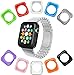 Apple Watch Case by La Zuzzi, 10 Soft Covers, 38mm, for Apple Watch Sport, Apple Watch & Edition, Anti Scratch Protection Cover, Match Colors with Your iPhone Case, New in Apple Watch Accessories!