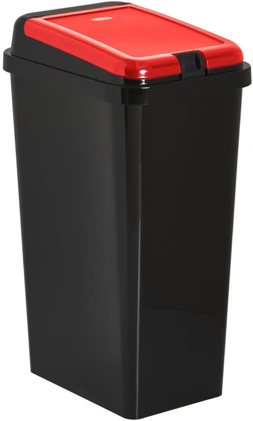 funky gadgets 45L Rectangular Touch Top Recycle Bin Recycling Waste