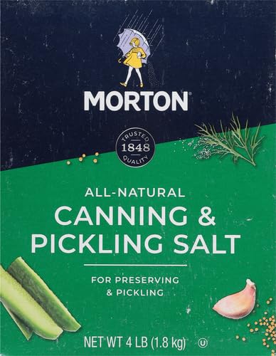 MORTON CANNING & PICKLING SALT, 4 POUNDS