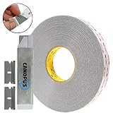 3M Double Sided Tape, RP32, Heavy Duty VHB, Two Sided Mounting Tape, 0.5 in x 5 yd with Box Cutter and Razor Replacement by Canopus