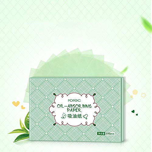 Tcplyn Premium Quality 100PCS/Pack Oil Absorbing Control Sheets Film Blotting Paper Face Makeup Clean