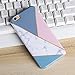 iPhone 6 / iPhone 6s Case,Gooyu Marble Design Clear Bumper Glossy TPU Soft Rubber Silicone Cover Phone Case for iPhone 6 / iPhone 6s,(Pink)