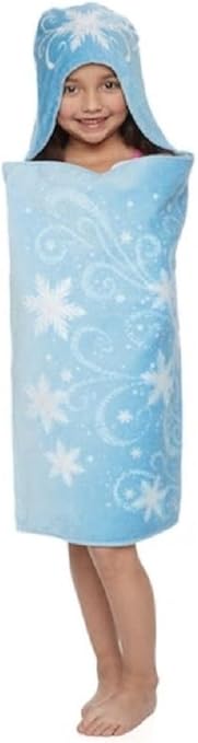 frozen hooded bath towel