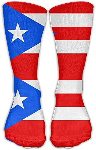 Mens Woman Puerto Rico Athletic Socks Shoe Size 6-10