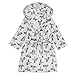 La Redoute Collections Big Boys Dinosaur Print Bathrobe, 3-12 Years Grey Size 3 Years - 37 in.