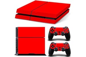 Gam3Gear Pattern Series Decals Skin Vinyl Sticker for PS4 Console & Controller (NOT PS4 Slim / PS4 Pro) - Red
