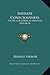 Initiate Consciousness: Truth and Error in Spiritual Research by Rudolf Steiner
