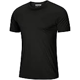 MAGCOMSEN Men's Short Sleeve UPF 50+ T-Shirt Quick Dry Workout Athletic Running Swim Tops Tee Rash Guard Performance Shirts