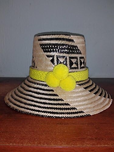WAYUU HAT, STRAW HAT, AUTHENTIC HANDMADE ETHNIC HAT. FREE SHIPPING.