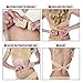 Coco’s Closet Adjustable Bra Extender for Backless Dress - Low Back Bra – 2 Hook Strap Converter -Bra Band Extension Strap - Color Nude